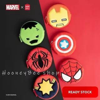 ORIGINAL MINISO - Dompet Koin Marvel Coin Purse Dompet Banyak Motif