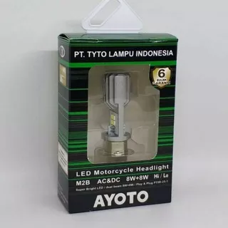 Lampu Depan LED Tyto & Ayoto H6 Motor Mio Soul GT Beat Vario Xride Jupiter Revo Supra X 125 Satria F Matic