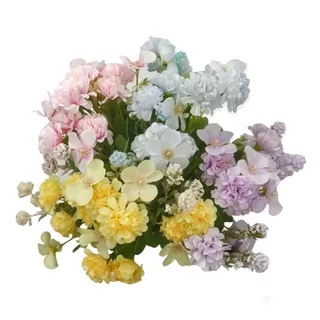 Bunga Dandelion/Bunga Mini Plastik Artifisial MJ3067