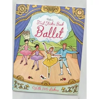 Usborne First Sticker Book Ballet - Buku impor Imported Activity stiker Montessori myownflashcards