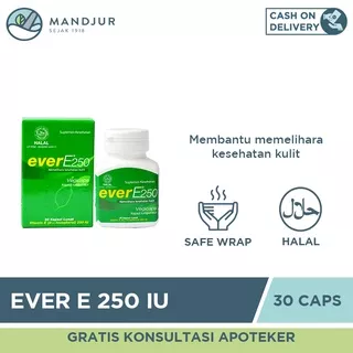 Ever E 250 IU 30 Kapsul - Suplemen Vitamin E untuk Kesehatan Kulit