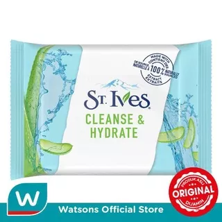 St Ives Cleanse & Hydrate Aloe Vera Wipes