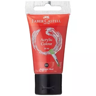 Cat Acrylic Faber Castell 30ml Warna Brilliant Red / Cat Akrilik