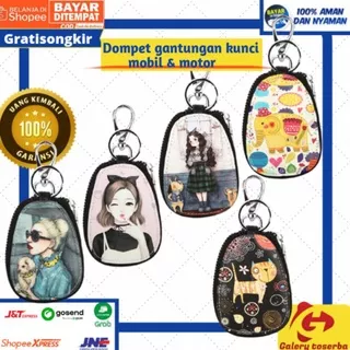 dompet gantungan kunci mobil motor honda anime lucu keren unik