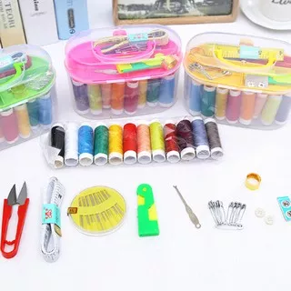 SEWING SET KIT ALAT JAHIT SET - Set Alat Jahit Peralatan Menjahit Benang Jarum Sewing Kit