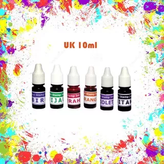 Tinta Stempel Flash, Otomatis Warna Hitam/Merah/Biru/Hijau/ungu/kuning/orange/pink