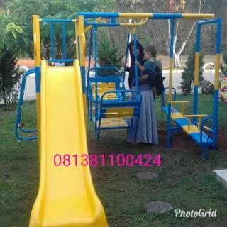 Playground perosotan mainan 3 set ayunan besi jungkitan taman bermain free ongkir jkt dn bekasi