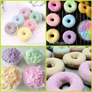 GULA TABUR DONAT WARNA WARNI 250 GR DUSTING DONAT GULA DINGIN GULA MINT