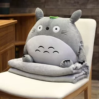 Boneka Totoro / Bantal Totoro Anime Lucu imut dan Gemesin size 40 cm SNI
