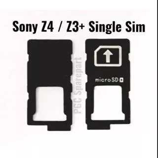 Original Simtray Sony Xperia Single SIM Z3 Plus Z4 Z3+ E6553 SO-03G Tempat Memory SD Simcard Simlock