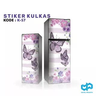 Stiker Kulkas 1 Pintu Dan Kulkas 2 Pintu Scandinavian hewan lucu - K-S7