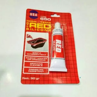 LEM Silicone RED Lem Sealant High Temp RED 30 gram