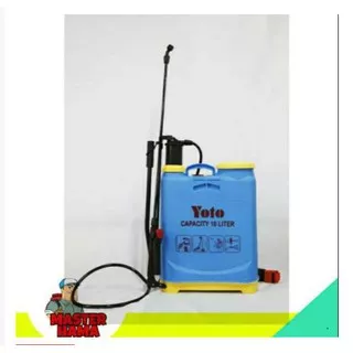 Tangki sprayer manual 16 liter Alat Semprot Hama penyemprot Tanaman YOTO Disinfektan smoochlabel.