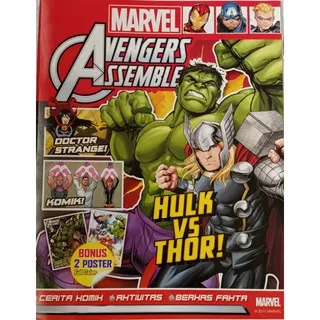 Buku Cerita Anak Komik & Aktivitas Marvel Avengers 