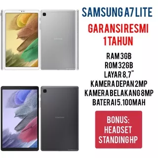 Samsung Tab A7 Lite 3/32 3 32 3/32GB Garansi resmi 1 tahun tab samsung a7 lite tab a7 lite