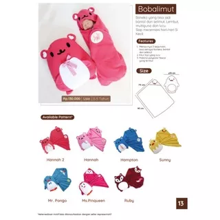 Bobalimut CuddleMe (Boneka Bantal Selimut) Cocok buat Kado