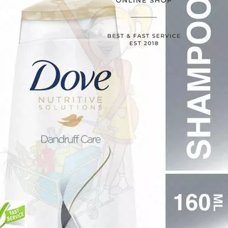 PRODUK Terbaru..! DOVE Dandruff Care Shampoo 160 ml Shampo Dove Anti Ketombe ?