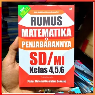 [ PM ] Buku Rumus Matematika & Penjabarannya SD/MI Kelas 4,5,6