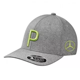 golf mantap bro Topi Mercedes Benz, Puma golf hat polyester Grey B66450306