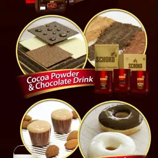 Cocoa Powder SCHOKO black process 1 kg / cokelat bubuk mirip bensdorp / cocoa powder hi fat