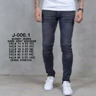 CELANA JEANS PRIA-JEANS PRIA MURAH-CELANA PANJANG JEANS PRIA MURAH-SKINNY JEANS PRIA MURAH ABU ABU GREYJ006. 1