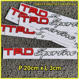 stiker cutting trd sportivo sticker trd cuting