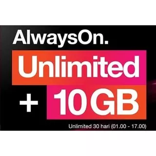 Paket Tri AON 10 GB + Unlimited Nasional