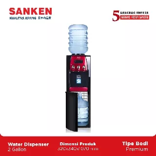 Sanken Water Dispenser Duo Galon HWD-Z88 Hitam