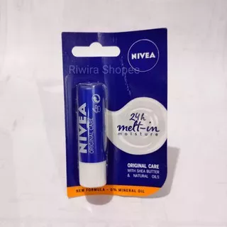 Nivea Lip Care Original 4.8gr / Lip Balm Essential Original