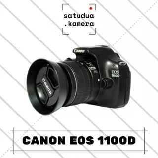 CANON EOS 1100D KIT 18-55MM 18-55 MM IS III DSLR FREE BATERAI STRAP CHARGER LENSHOOD LENSCAP MEMORY