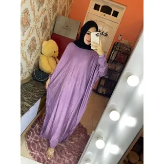 KAFTAN POLOS WANITA/KAFTAN BATIK/KAFTAN BUSUI/KAFTAN ARABIAN/KAFTAN TWILL ORI/KAFTAN LILAC