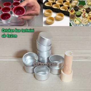 Cetakan kue tart mini / loyang kue tart mini / loyang bulat press