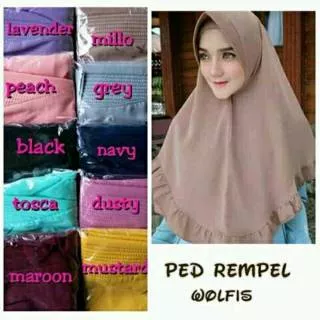 JILBAB KHIMAR PET REMPEL