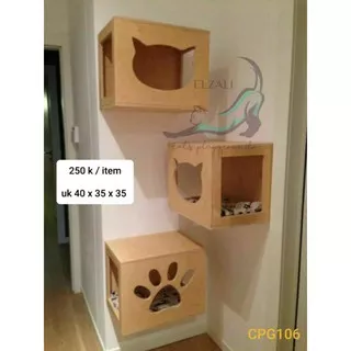 Cat`s Playground / Box Kucing / Rumah Kucing / Mainan Kucing / Cat Condo Tipe CPG103