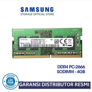 Samsung RAM DDR4 4GB / 8GB SODIMM Memory PC2666 PC4-21300 Memori Laptop Notebook Garansi Distributor Resmi Lifetime Warranty