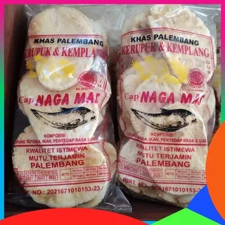 Kemplang Palembang Badak Panggang Tenggiri Super 250 Gram- Kemplang Dan Kerupuk Naga Mas Khas Palembang