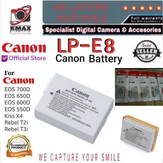 CANON LP-E8 Battery Charger LC-E8 LC E8C LCE8 LCE 8 Baterai Canon LPE8 LPE 8 Camera Canon EOS 700D 650D 600D 550D Rebel 2i 3i