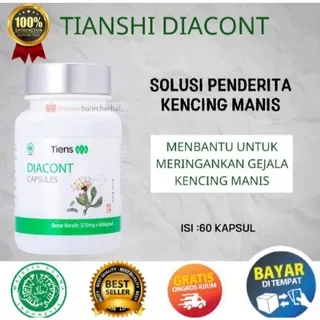 Tianshi Diacont Tiens 60 Kapsul/Obat Herbal Diabetes Melitus/Kencing Manis