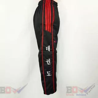 Celana training latihan taekwondo sport panjang bordir (ART. 9928)