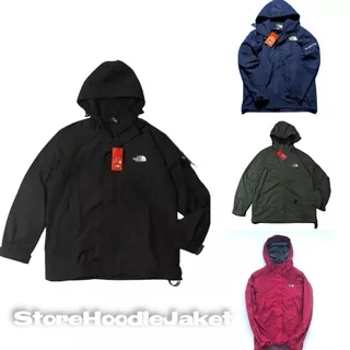 [ SIAP KIRIM ] JAKET TNF GUNUNG OUTDOOR PARASUT THE NORTH FACE WATERPROOF WINDBREAKER PRIA TERBARU JAKET THE NORTH FACE HYVENT SIDE POCKET PREMIUM WATERPROOF SAKU SAMPING JAKET OUTDOOR