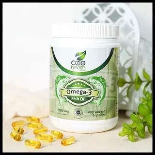 OMEGA 3 FISH OIL / MINYAK IKAN OMEGA 3 / SUPLEMEN KESEHATAN / OMEGA 3 HALAL/SUPLEMEN KESEHATAN