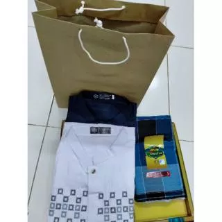 Hampers Paket Ihsan Baju Koko Dan Sarung Atlas Wadimor Murah