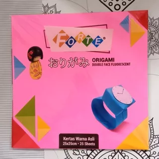 Origami Paper/Kertas Origami Forte 2 sisi (25 cm x 25 cm)