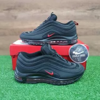 SEPATU NIKE AIRMAX 97 BLACK RED 100% MIRROR QUALITY FREE KAOS KAKI