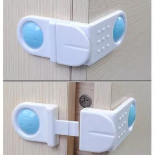 Kunci pengaman Bayi Anak-Anak / Door Fridge Drawers Cabinet Safety Lock For Kids Baby
