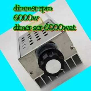 PENGATUR KECEPATAN DINAMO MESIN BOR GERINDA HEATER DIMMER AC 6000 WATT AC 220V SPEED VOLTAGE CONTROL