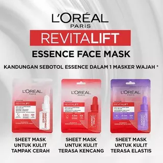 LOREAL REVITALIFT ESSENCE FACE MASK | L`Oreal Paris Essence Face Mask / Masker Wajah (Sheet Mask)