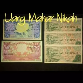 Uang Kuno Paket Mahar 18 Rupiah Kertas / Uang Kuno Asli Indonesia