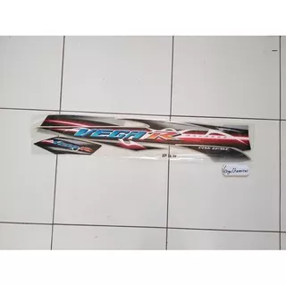 Striping Sticker Lis Yamaha Vega R 2007 2008 Hitam Silver