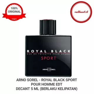 Decant Arno Sorel Royal Black Sport Pour Homme EDT - 5 ml